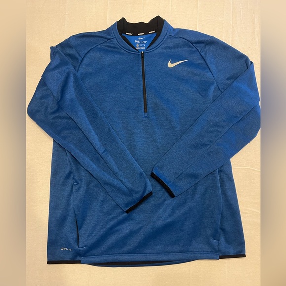Nike Other - Nike Golf Men's Blue Lightweight Dri-FIT Pullover for Spring